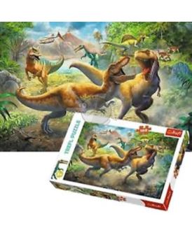 TREFL PUZZLE 160 EL. WALCZĄCE TYRANOZAURY 15360
