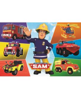 TREFL PUZZLE 100 EL. POJAZDY STRAŻAKA SAMA