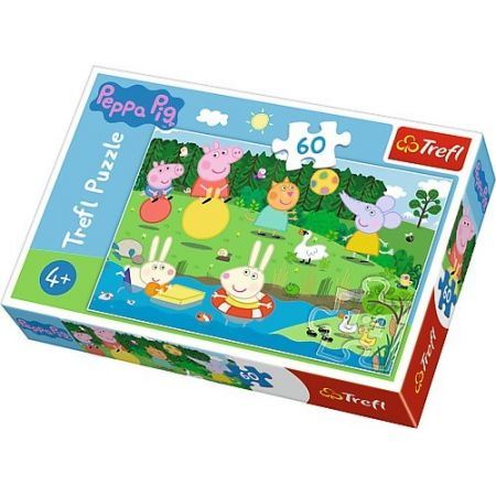 TREFL PUZZLE 60 EL ŚWINKA PEPPA WAKACYJNA ZABAWA