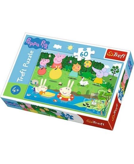 TREFL PUZZLE 60 EL ŚWINKA PEPPA WAKACYJNA ZABAWA