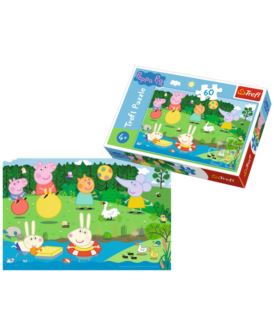 TREFL PUZZLE 60 EL ŚWINKA PEPPA WAKACYJNA ZABAWA