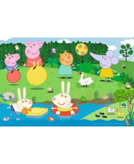TREFL PUZZLE 60 EL ŚWINKA PEPPA WAKACYJNA ZABAWA