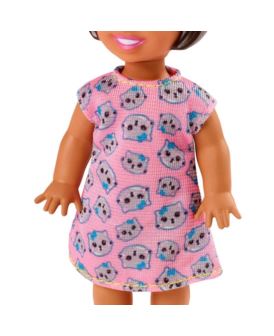 BARBIE SKIPPER LALKA Z NAMIOTEM I KOCYKIEM FXG97