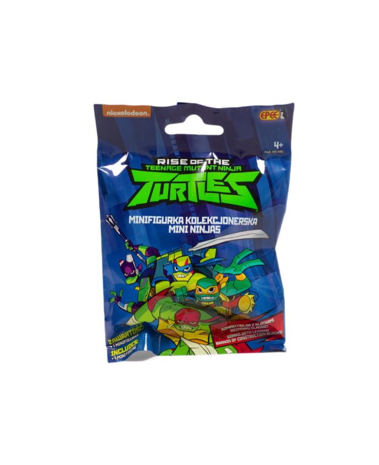 TURTLES WOJOWNICZE ŻÓŁWIE NINJA MINI FIGURKA
