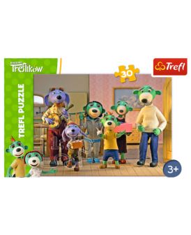TREFL PUZZLE 30 EL WESOŁY DZIEŃ TREFLIKÓW