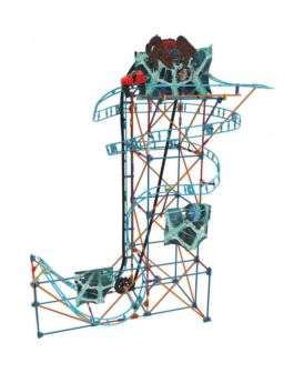 K'NEX 51056 PAJĘCZA KLĄTWA KOLEJKA GÓRSKA 473 EL.