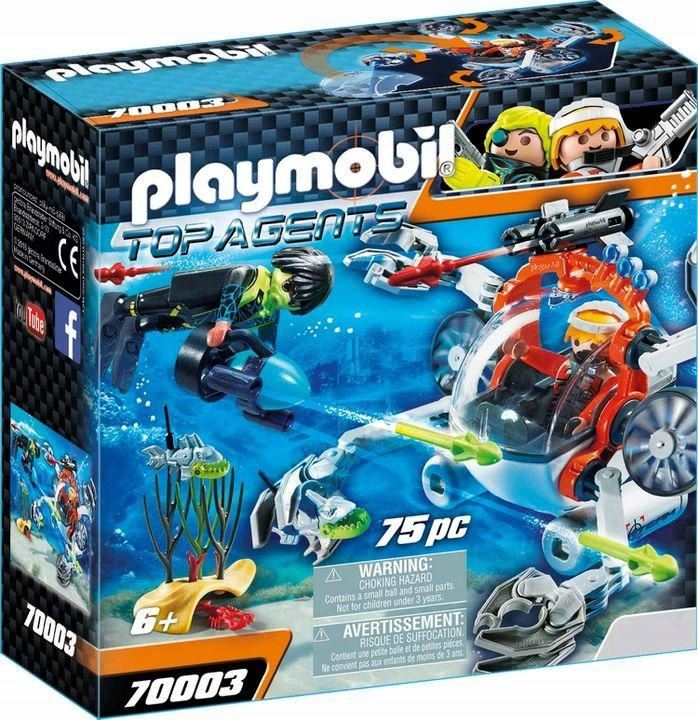 PLAYMOBIL 70003 SPY TEAM ŁÓDŹ PODWODNA