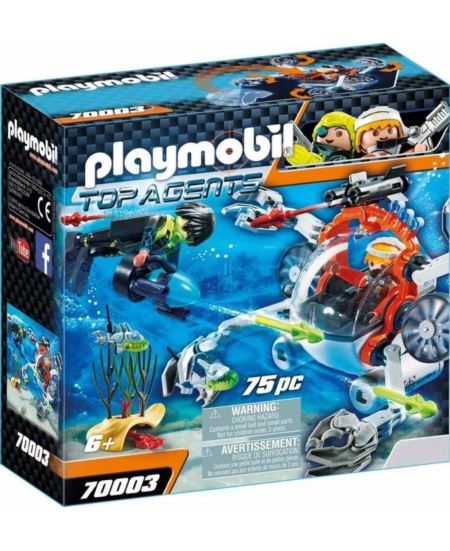 PLAYMOBIL 70003 SPY TEAM ŁÓDŹ PODWODNA