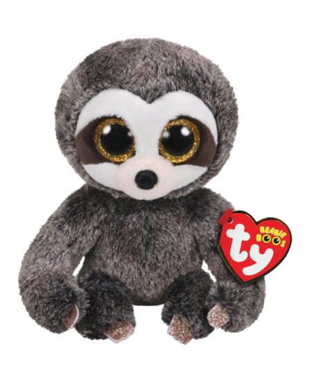 TY 36215 BEANIE BOOS DANGLER 15 CM GREY SLOTH