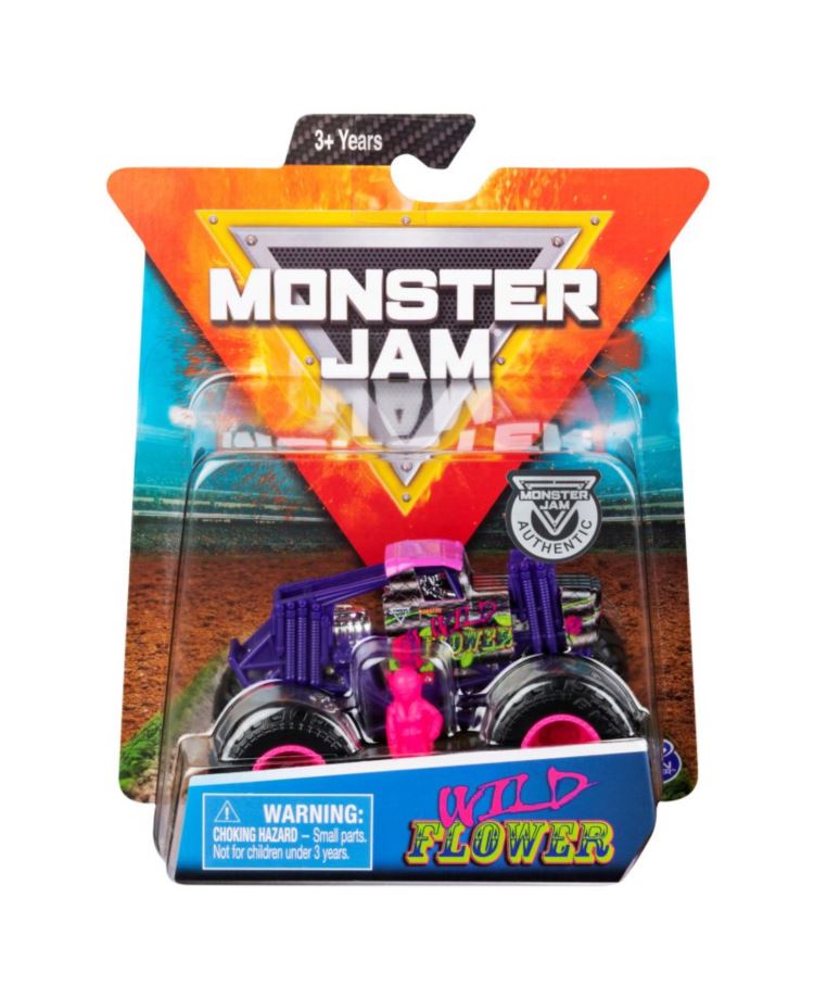 MONSTER JAM TERENÓWKA 1:64 WILD FLOWER