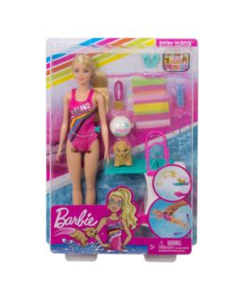 BARBIE LALKA PŁYWACZKA GHK23