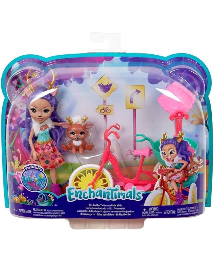 ENCHANTIMALS DANESSA DEER & SPRINT Z ROWEREM GJX30