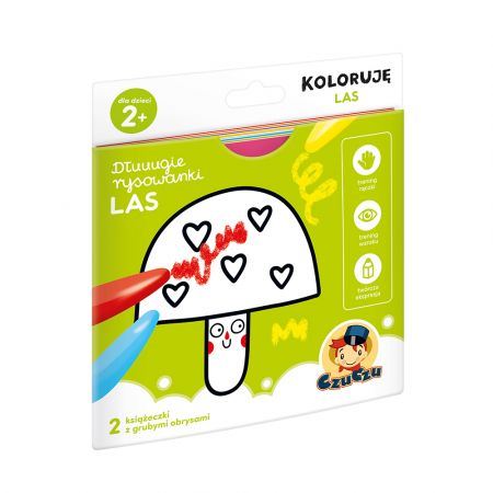 CzuCzu DŁUUUGIE RYSOWANKI 2+ LAS