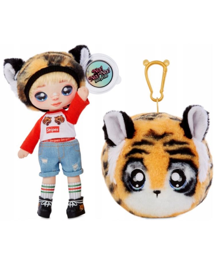 NA! NA! NA! LALKA CJ CUDDLES + POMPON PLUSZOWY