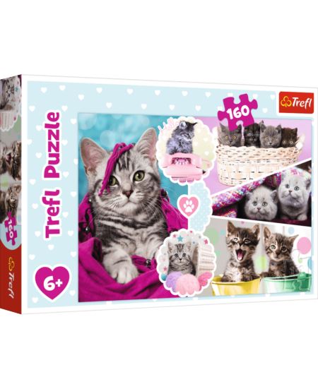 TREFL PUZZLE 160 EL. UROCZE KOTKI