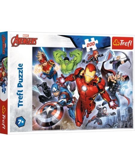 TREFL PUZZLE 200 EL. WALECZNI AVENGERSI
