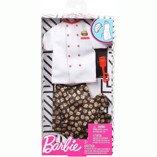 BARBIE UBRANKO DLA KENA KUCHARZ GHX44