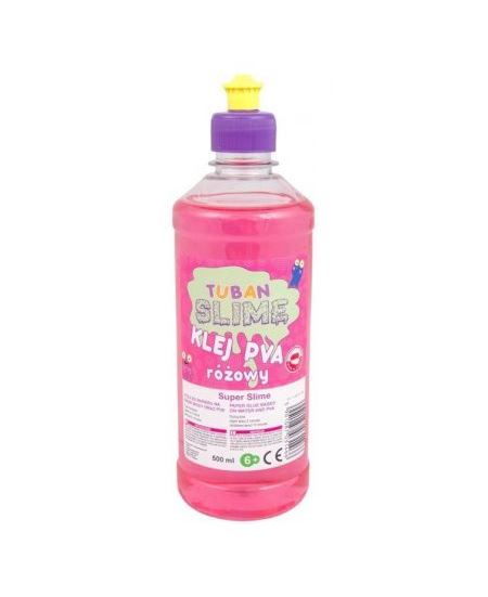 TUBAN KLEJ PVA RÓŻOWY DO SLIME 0,5 L