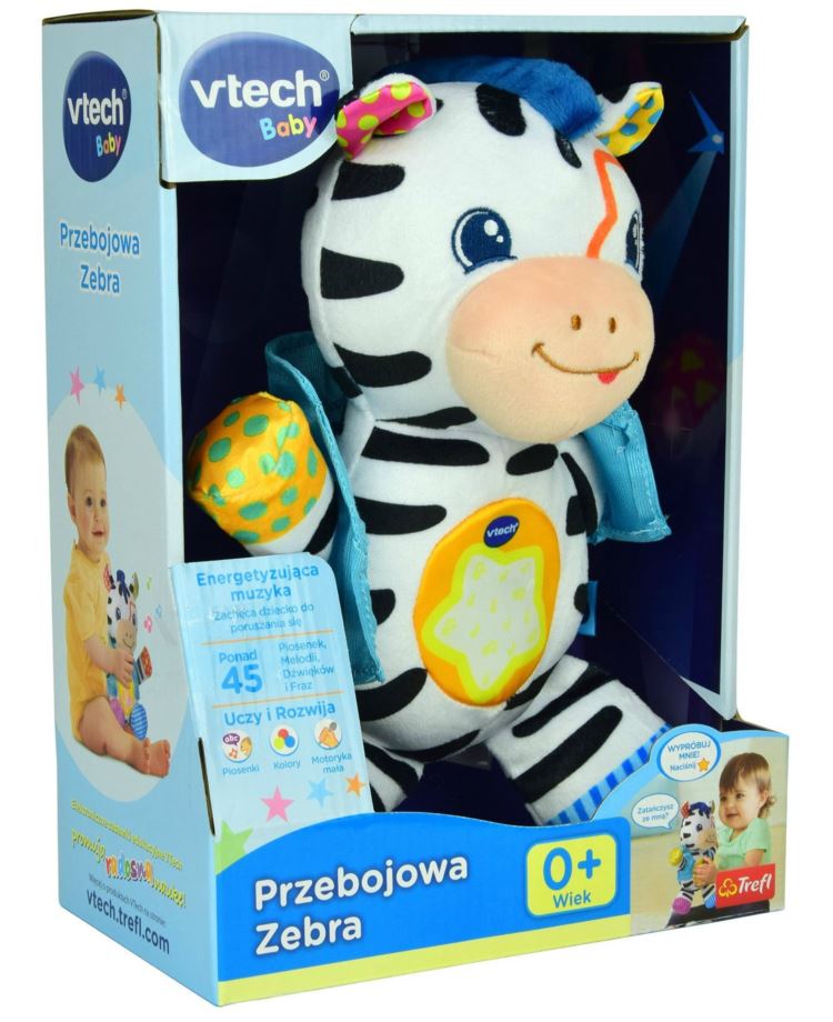 VTECH  PRZEBOJOWA ZEBRA  61238