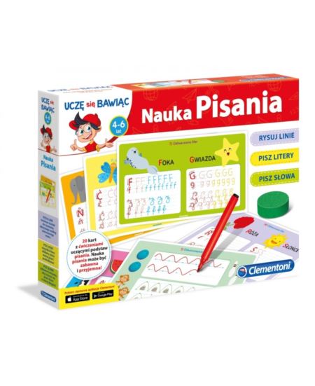 CLEMENTONI 60590 UCZĘ SIĘ BAWIĄC! NAUKA PISANIA