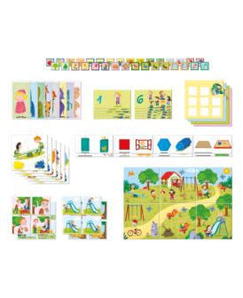 CLEMENTONI 50089 EDUKACYJNY ZESTAW 8 GIER W1