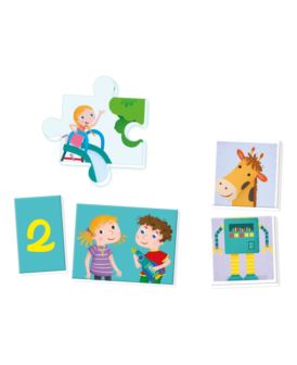 CLEMENTONI 50089 EDUKACYJNY ZESTAW 8 GIER W1