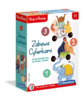 CLEMENTONI 50090 GRA EDUKACYJNA ZABAWA CYFERKAMI