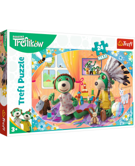 TREFL PUZZLE MAXI 24 EL TREFLIKI BAWMY SIĘ RAZEM