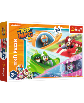 TREFL PUZZLE 30 EL. WYŚCIG PTASIEJ AKADEMII