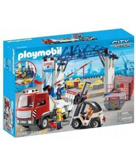 PLAYMOBIL 70169 PLAC PRZEŁADUNKOWY Z POJAZDAMI
