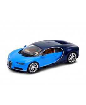 WELLY 1:24 BUGATTI CHIRON NIEBIESKO / GRANATOWY