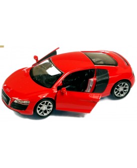 WELLY 1:24 SAMOCHÓD AUDI R8 V10 CZERWONY