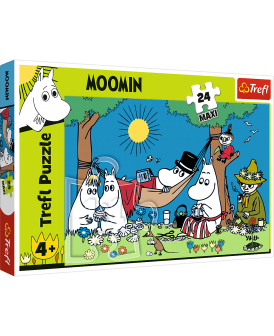 TREFL PUZZLE MAXI 24 EL. RADOSNY DZIEŃ MUMINKÓW
