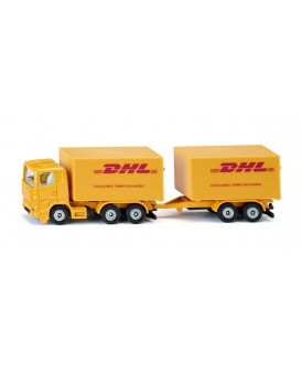 SIKU 1694 CIĘŻARÓWKA Z PRZYCZEPĄ FIRMY DHL