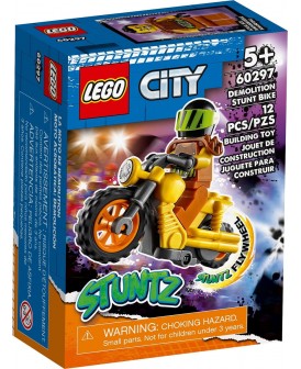 60297 LEGO CITY DEMOLKA NA MOTOCYKLU KASKADERSKIM