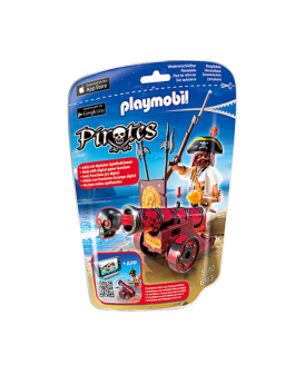 PLAYMOBIL 6163 CZERWONA ARMATA Z APLIKACJA I KO