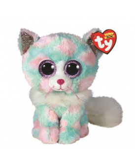 TY 37288 BEANIE BOOS 24 CM KOT OPAL PASTELOWY