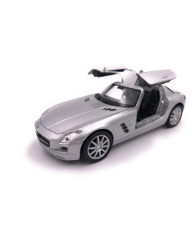 WELLY 1.34-1.39 MERCEDES SLS AMG SREBRNY
