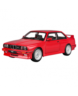 BBURAGO 1:24 BMW M3 (E30) 1988 RED CZERWONY