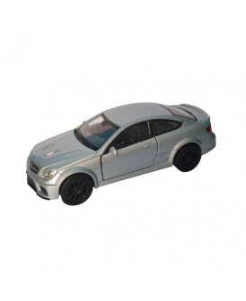 WELLY 1:34 MERCEDES-BENZ C 63 AMG COUPE SREBRNY
