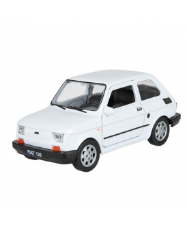 WELLY 1:34 MALUCH FIAT 126 BIAŁY