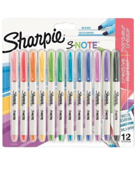 SHARPIE MARKER SNOTE DO PRAC KREATYWNYCH 12 KOL.