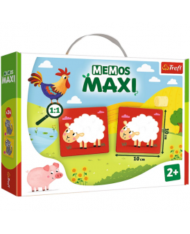 TREFL GRA MEMOS MAXI ZWIERZĘTA NA WSI