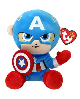 TY 44002 BEANIE BABIES 15 CM CAPITAN AMERICA
