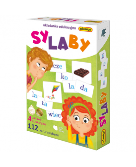 ADAMIGO GRA UKŁADANKA EDUKACYJNA SYLABY