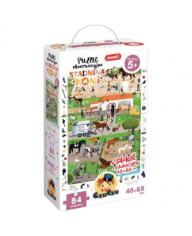 CzuCzu PUZZLE OBSERWACYJNA STADNIKA KONI