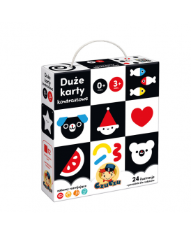 CzuCzu DUŻE KARTY KONTRASTOWE DLA DZIECI 0MSC3MSC