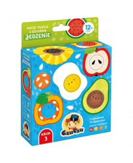 CzuCzu MOJE PUZZLE Z DZIURKĄ JEDZENIE 12 MSC