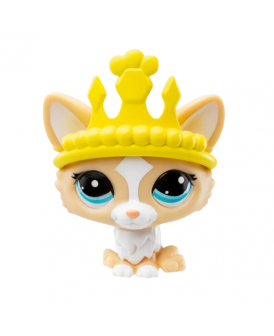 LITTLEST PET SHOP FIGURKA PIES + KORONA