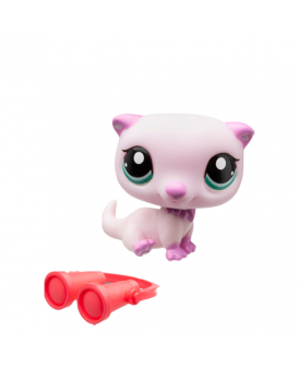 LITTLEST PET SHOP FIGURKA WYDRA + LORNETKA